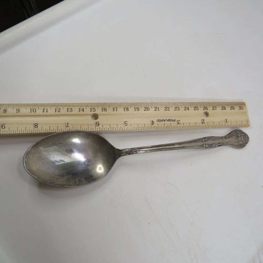 Vintage Large Spoon National Silver Co Norma pat. 8